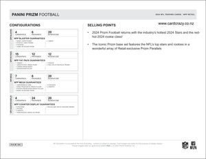 2024 Prizm Football Retail Box