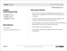 Load image into Gallery viewer, 2024 Panini Prizm LIV Golf Hobby Box