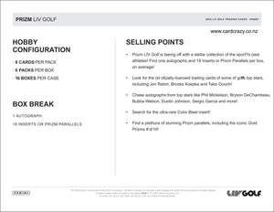 2024 Panini Prizm LIV Golf Hobby Box