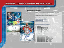 Load image into Gallery viewer, 2025-26 Topps Chrome Basketball - Mega Box