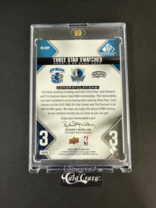Paul / Howard / Duncan (Hornets/Mavericks/Spurs) - Star Swatches 39/50 - SP Game Used 09/10