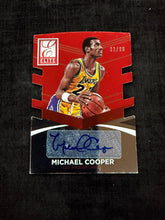 Load image into Gallery viewer, Michael Cooper (Lakers) - Auto Red 32/99 - Elite BK 2014/15