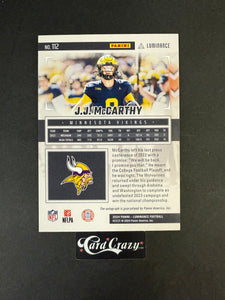 J.J. McCarthy (Vikings) - RC Auto Blue 03/50 - Luminance FB 2024
