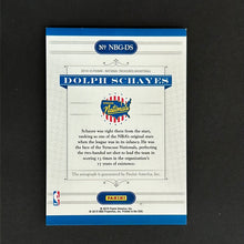 Load image into Gallery viewer, 2015 National Treasures Dolph Schayes Autograph 07/25