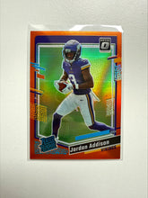 Load image into Gallery viewer, Jordan Addison (Vikings) - Rookie Orange 200/249 - Donruss Optic FB 2023