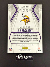 Load image into Gallery viewer, J.J. McCarthy (Vikings) - RC Jersey Relic 017/199 - Phoenix FB 2024