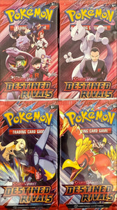 Pokémon TCG Scarlet & Violet Destined Rivals Booster Art Set (4pk)