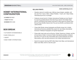 2024/25 Obsidian Basketball Hobby International