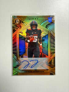 Jermar Jefferson (Lions) - Rookie Auto 150/199 - Gold Standard FB 2021