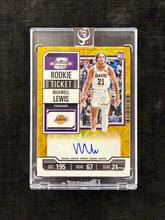 Load image into Gallery viewer, Maxwell Lewis (Lakers) - Rookie Auto Gold 03/10 - Contenders Optic BK 2023/24