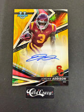 Load image into Gallery viewer, Jordan Addison (USC/Vikings) - RC Auto 48/75 - Bowman U FB 2022