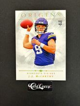 Load image into Gallery viewer, J.J. McCarthy (Vikings) - RC Origins Lot - Origins FB 2024