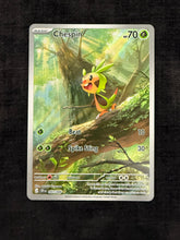 Load image into Gallery viewer, Chespin Chaos Rising Illustration Rare 087/086