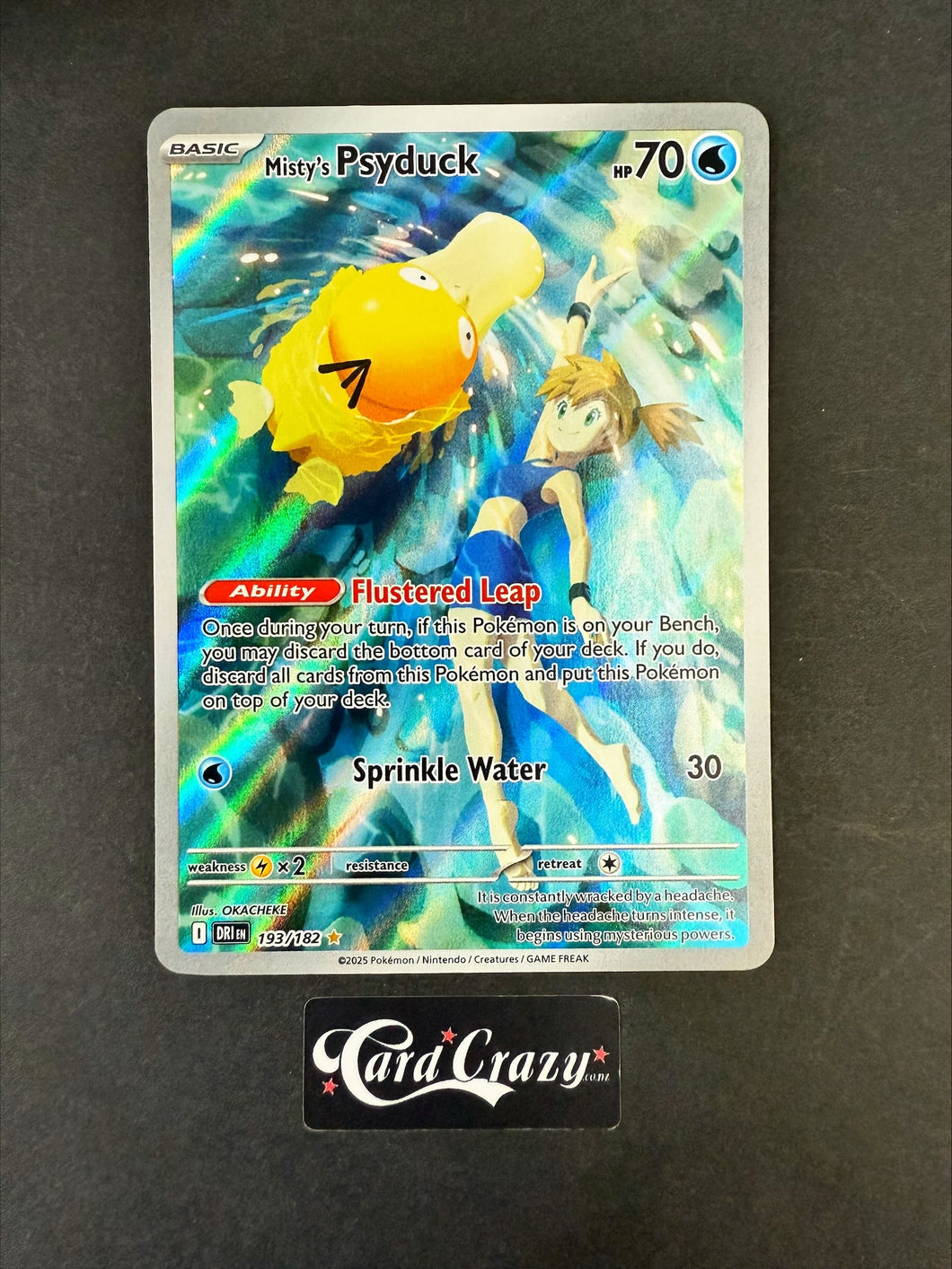 Misty's Psyduck Destined Rivals  Illustration Rare  193/182