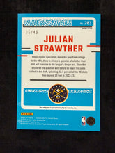 Load image into Gallery viewer, Julian Strawther (Nuggets) - Rookie Auto Blue 05/49 - Optic BK 2023/24