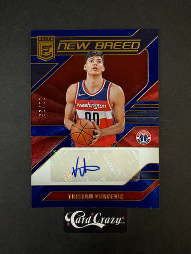 Tristan Vukcevic (Wizards) - RC Auto Blue 01/25 - Donruss Elite BK 2023/24