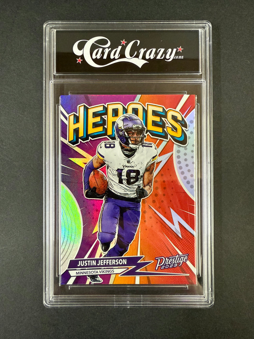 Justin Jefferson (Vikings) - Heroes Insert - Prestige FB 2023