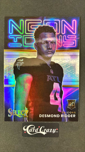 Desmond Ridder - Silver Neon Icons RC - Select FB 2022