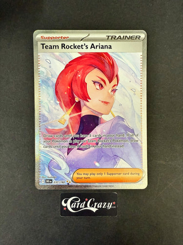 Team Rocket's Ariana Destined Rivals  Special Illustration Rare  237/182