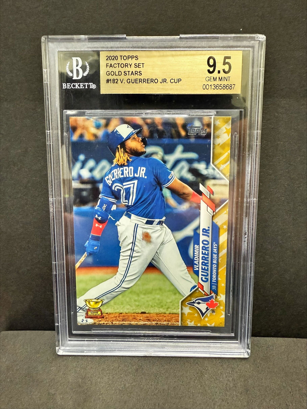 Vladimir Guerrero Jr. (Blue Jays) - RC Gold Stars BGS 9.5 - Topps BB 2020