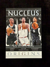 Load image into Gallery viewer, C.Paul/V.Wembanyama/S.Castle (Spurs) - Nucleus Insert - Origins BK 2024/25