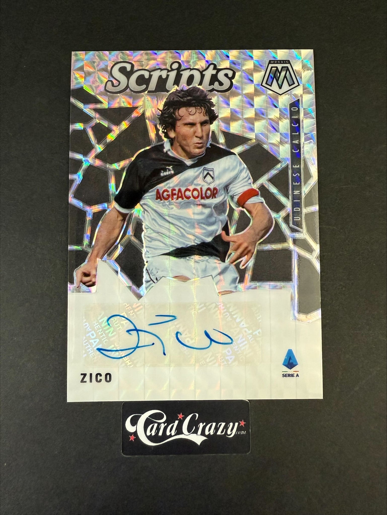 Zico (Udinese Calcio) - Auto - Mosaic Serie A Soccer 20/21 Zico (Udinese Calcio) - Auto - Mosaic Serie A Soccer 20/21