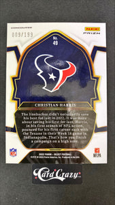 Christian Harris - Blue RC 009/199 - Select FB 2022
