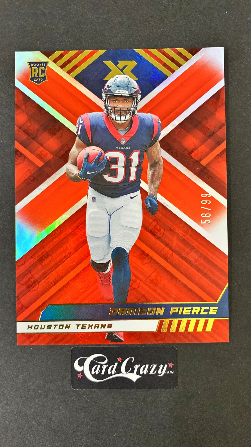Dameon Pierce - Red RC 58/99 - XR FB 2022