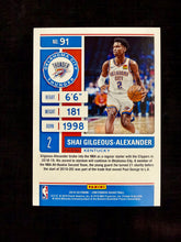 Load image into Gallery viewer, Shai Gilgeous-Alexander (Thunder) - Finals Ticket 26/65 - Contenders BK 2019/20