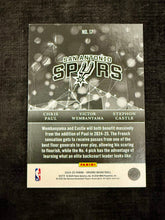 Load image into Gallery viewer, C.Paul/V.Wembanyama/S.Castle (Spurs) - Nucleus Insert - Origins BK 2024/25