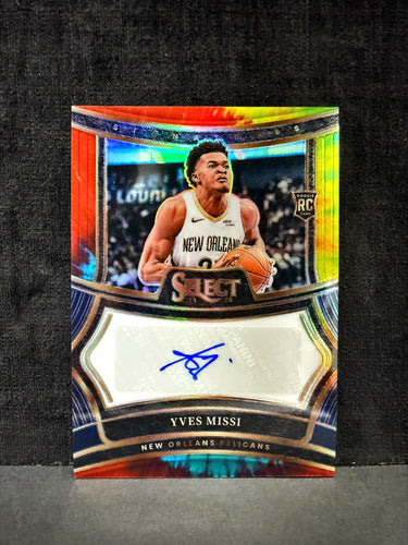 Yves Missi (Pelicans) - Tie Dye Rookie Auto 12/25 - Select BK 2024-25