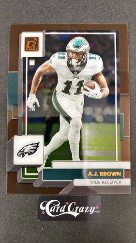 A.J. Brown - Brown 55/75 - Clearly Donrss FB 2022