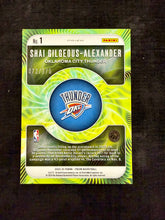 Load image into Gallery viewer, Shai Gilgeous-Alexander (Thunder) - Blue Wave Fractal 072/175 - Prizm BK 2024/25