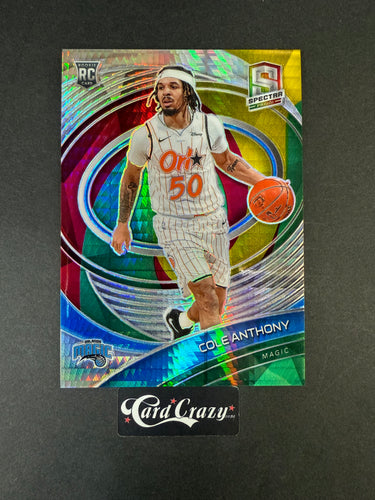 Cole Anthony (Magic) - RC Yellow Green 18/75 - Spectra BK 2020/21