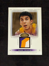 Load image into Gallery viewer, Sasha Vujacic (Lakers) - Jersey Patch 175/350 - Fleer BK 2004/05