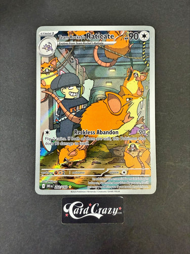 Team Rocket's Raticate Destined Rivals  Illustration Rare  202/182