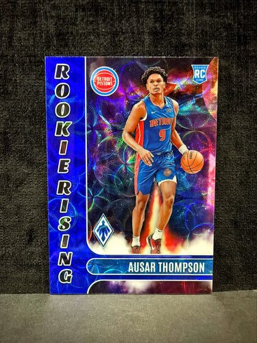 Ausar Thompson (Pistons) - Rookie Rising Blue RC 31/35 - Phoenix Intl. BK 2023-24
