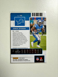 Jermar Jefferson (Lions) - Rookie Auto - Contenders Optic FB 2021