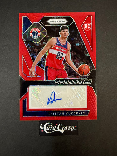 Tristan Vukcevic (Wizards) - RC Auto Red 19/88 - Prizm BK 2023/24