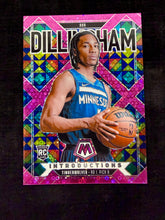 Load image into Gallery viewer, Rob Dillingham (Timberwolves) - Introductions Pink RC 05/20 - Mosaic BK 2024/25