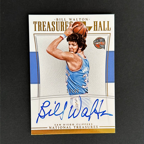 2016 National Treasures Bill Walton Autograph 10/49