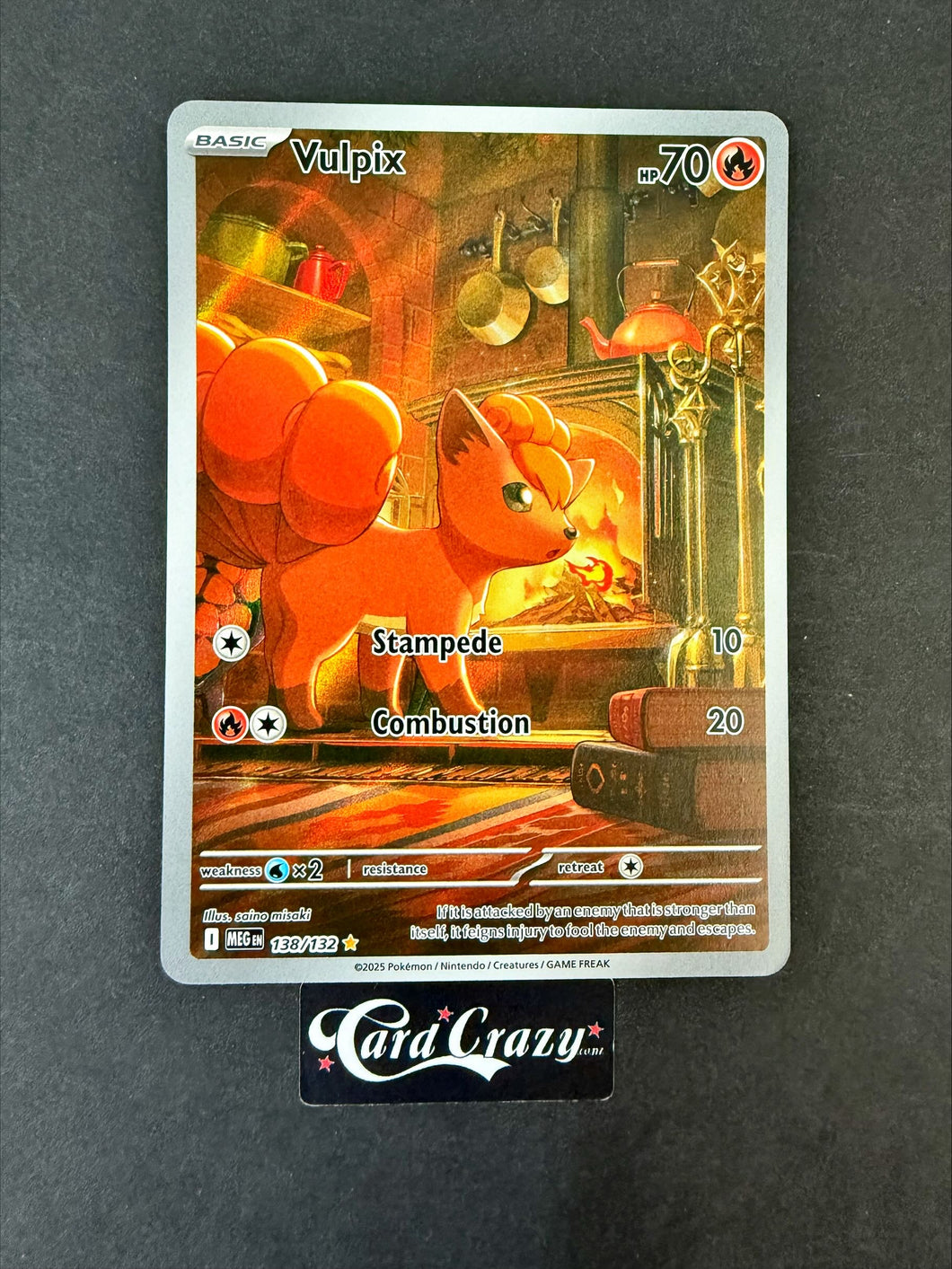 Vulpix Mega Evolution Shiny Rare 138/132 – cardcrazy