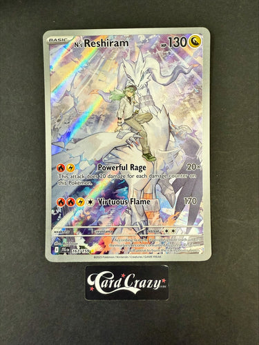 N's Reshiram Journey Together  Illustration Rare  167/159