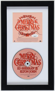 Ed Sheeran Signed "Merry Christmas: Ed Sheeran & Elton John"