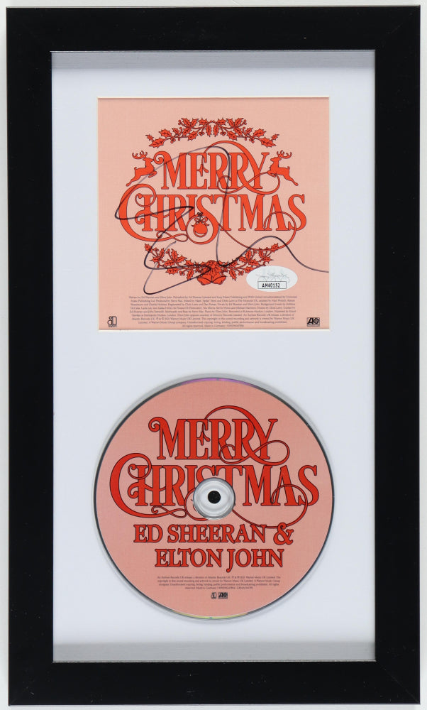 エド・シーラン サイン入り メリークリスマス CD エルトン・ジョン エド・シーラン サイン入り メリークリスマス CD エルトン・ジョン