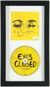 Ed Sheeran Signed "Eyes Closed" Custom Framed CD Display
