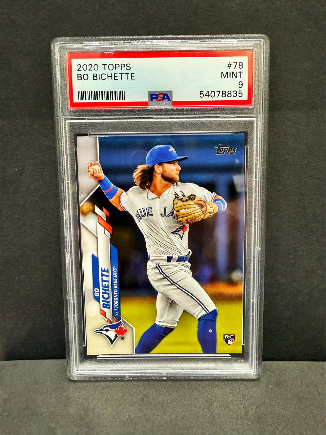 Bo Bichette (Blue Jays) - RC Base PSA 9 - Topps BB 2020