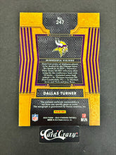 Load image into Gallery viewer, Dallas Turner (Vikings) - RC Jersey Auto 001/149 - Gold Standard FB 2024