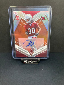 Keaontay Ingram Rookie Auto 46/50 - Phoenix Football 2022