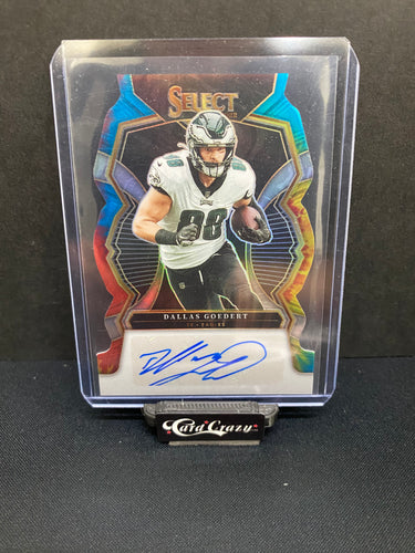 Dallas Goedert Auto 12/25 - Select Football 2022